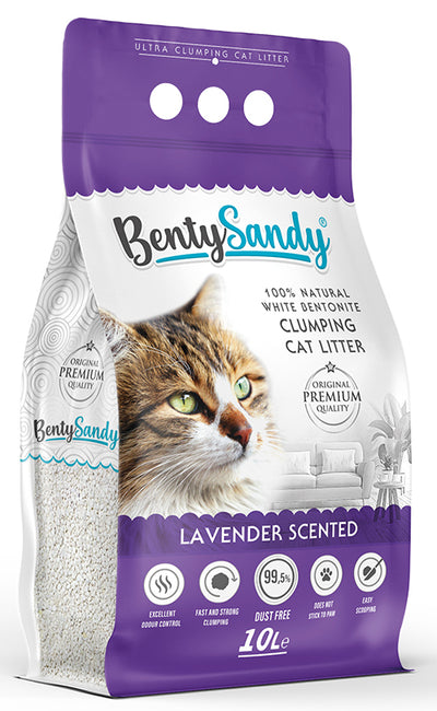 Άμμος Γάτας Bentysandy 10lt lavender