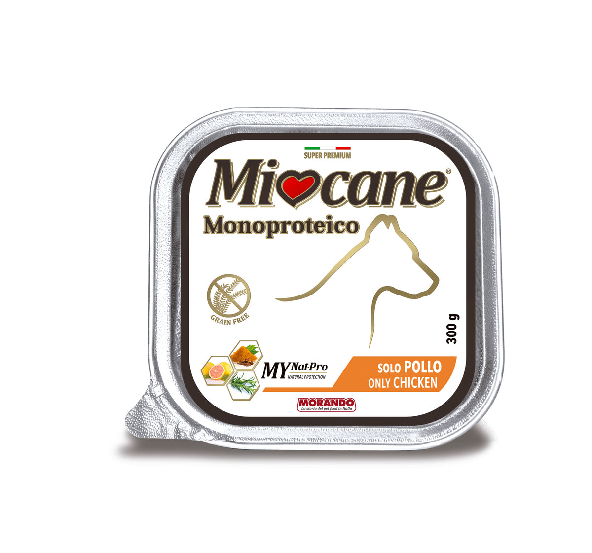 Δισκάκι Miocane monoprotein chicken 300gr