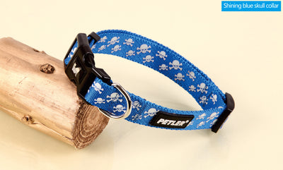 Περιλαίμιο Shining Blue Skull large 70835