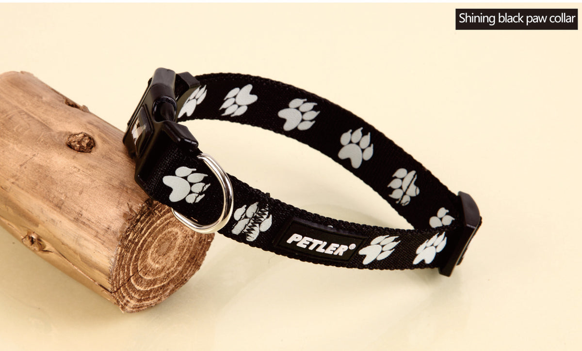 Περιλαίμιο Shining Black paw Large 70458