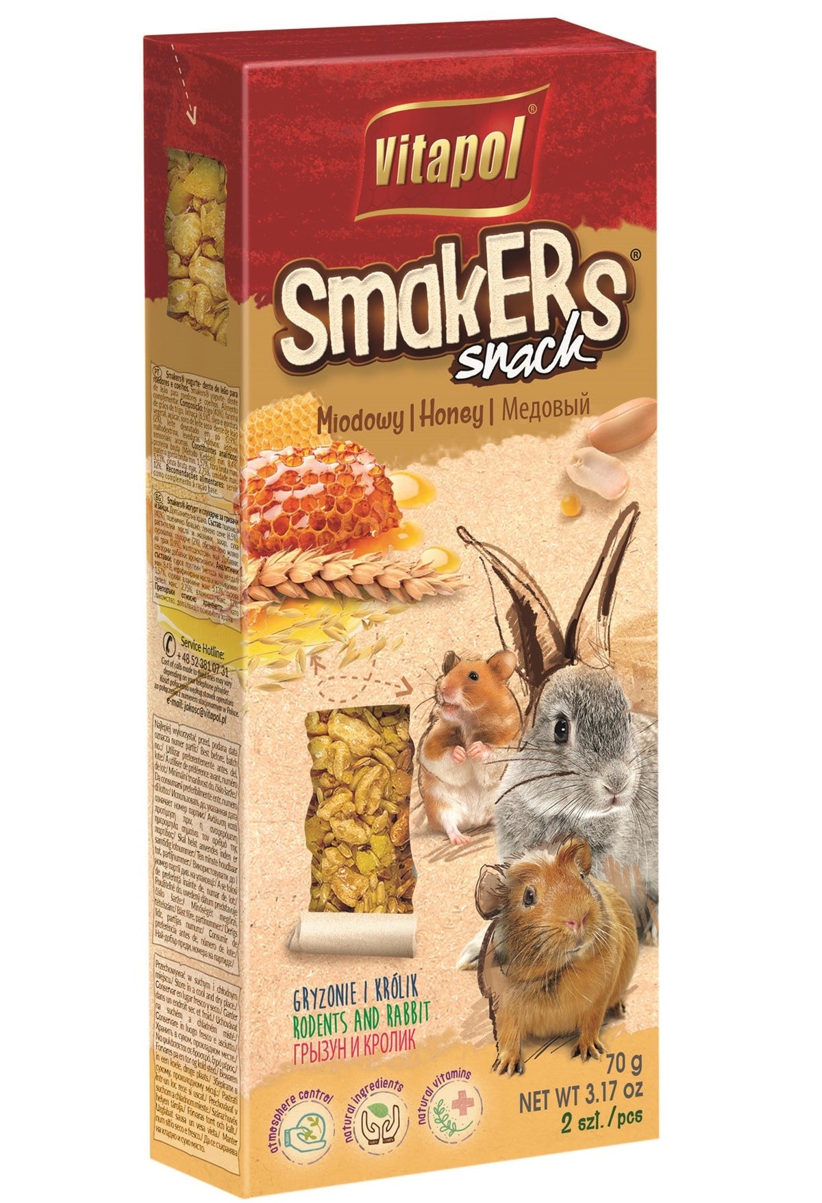 Vitapol Smakers Τρωκτικών Honey