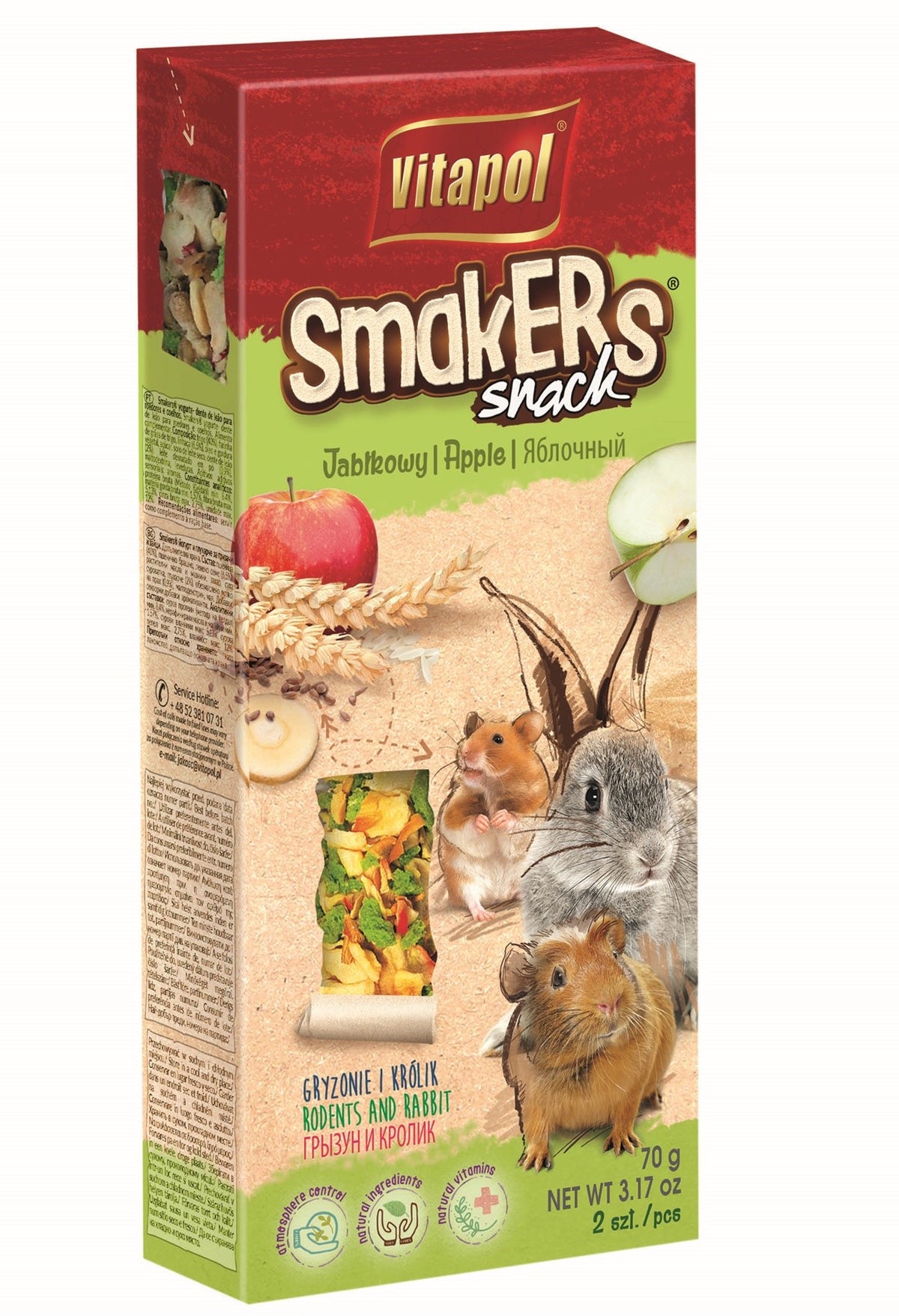 Vitapol Smakers Τρωκτικών Apple