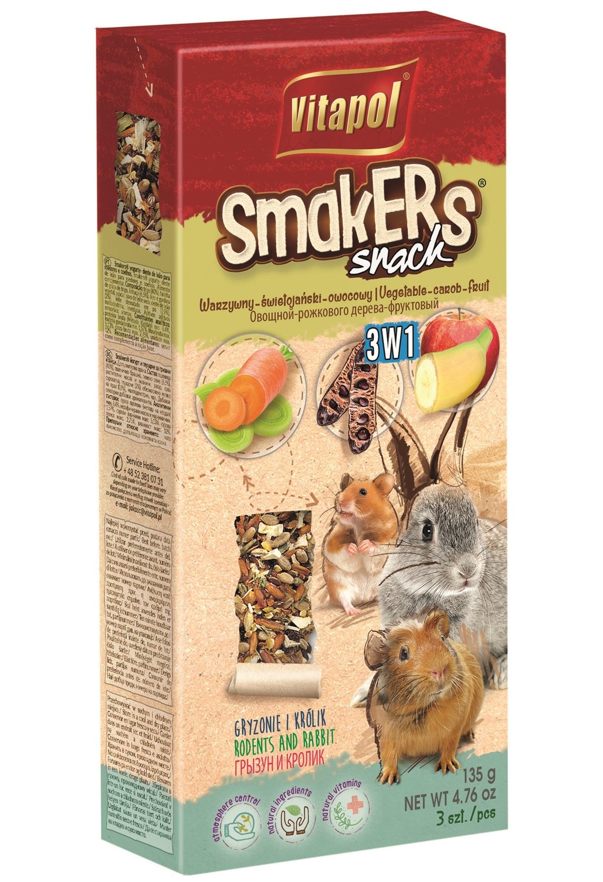 Vitapol Smakers Τρωκτικών Mix 1