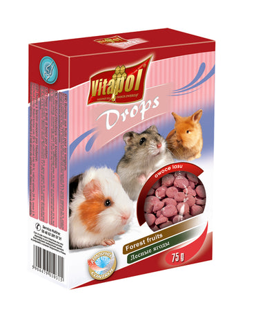 Vitapol Drops Τρωκτικών Forest Fruits 75gr