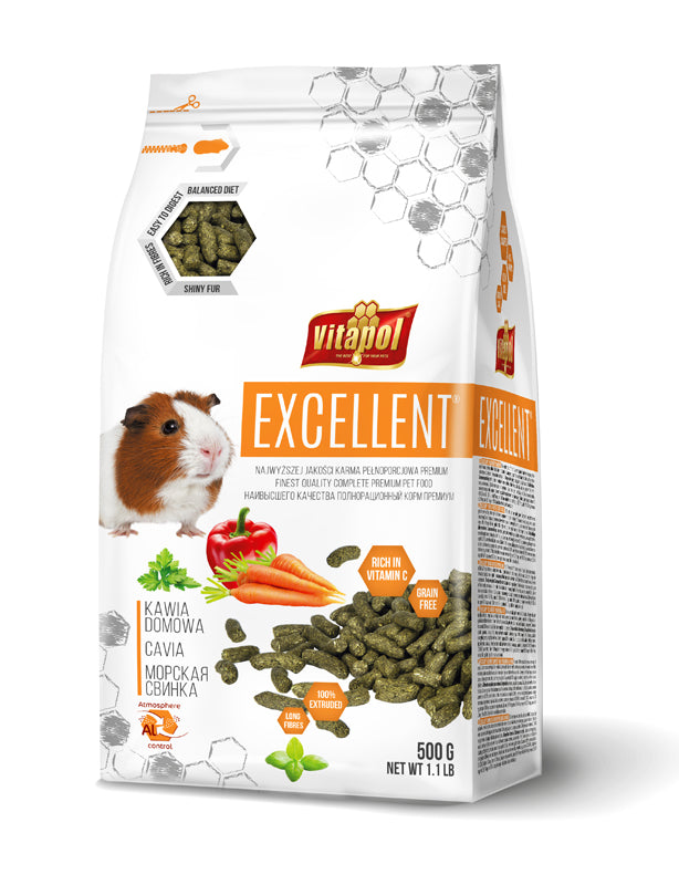 Vitapol Excellent Complete food για Ινδικό χοιρίδιο 500γρ