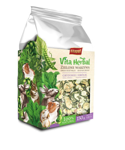 Vitapol Herbal Τρωκτικών Green vegetables 150gr