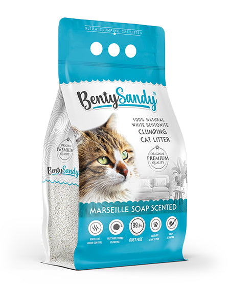 Άμμος Γάτας Bentysandy 20lt  marseille soap