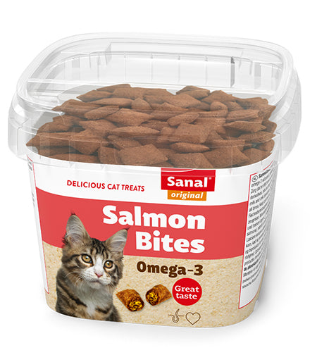 Sanal cat Salmon Bites cup 75gr