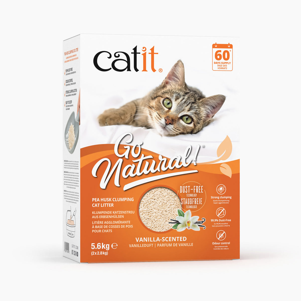 CA Go Nat. Pelletlitter Vanilla 2x2,8kg