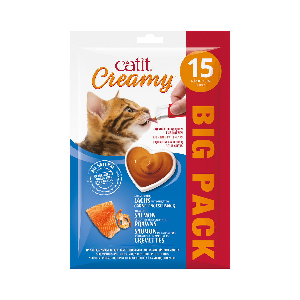 CA Creamy,Salmon w Prawn flavor,15x10g