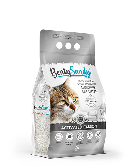 Άμμος Γάτας Bentysandy 5lt active carbon