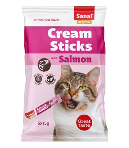 Sanal cat Cream Sticks Salmon 75gr
