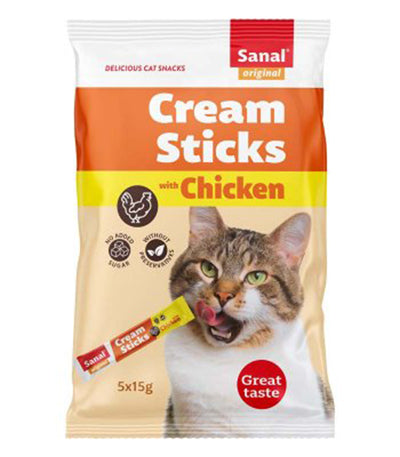 Sanal cat Cream sticks Chicken 75gr