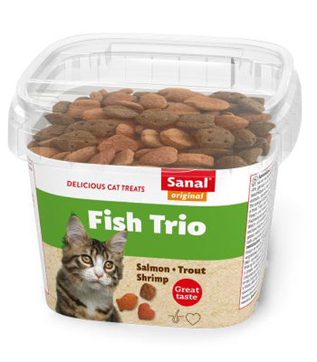 Sanal cat Fish Trio cup 75gr