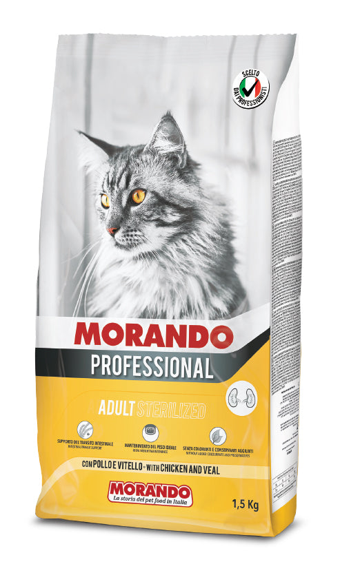 Morando Pro Cat Sterilized Chicken & Veal 1.5kg