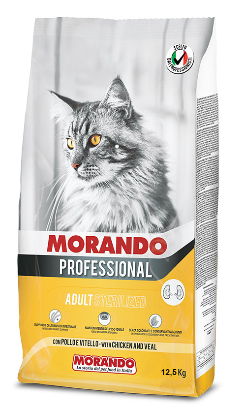Morando Pro Cat Sterilized Chicken & Veal 12.5kg
