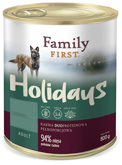 Κονσέρβα Holidays Line Adult Lamb & Rabbit 800gr