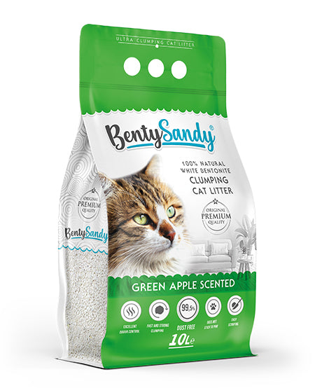 Άμμος Γάτας Bentysandy 10lt green apple