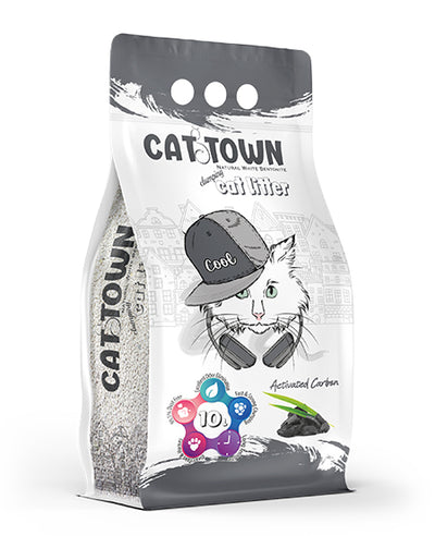Άμμος Γάτας Cat Town 10lt active carbon