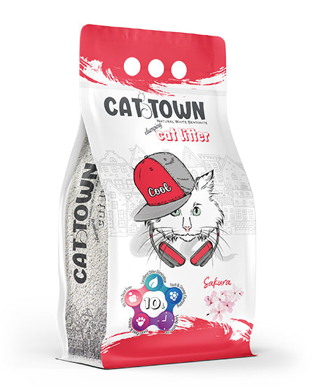 Άμμος Γάτας Cat Town 10lt sakura