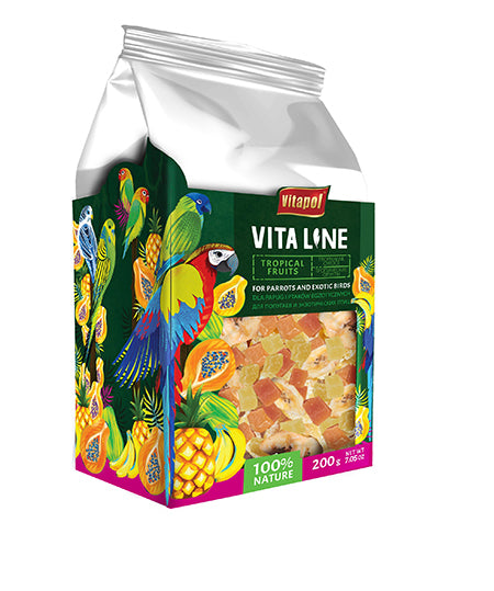 Vita Line Παπαγάλων & Εξωτικών Tropical fruits 200gr