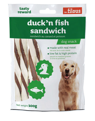 Les Filous Duck'n fish sandwich 100gr