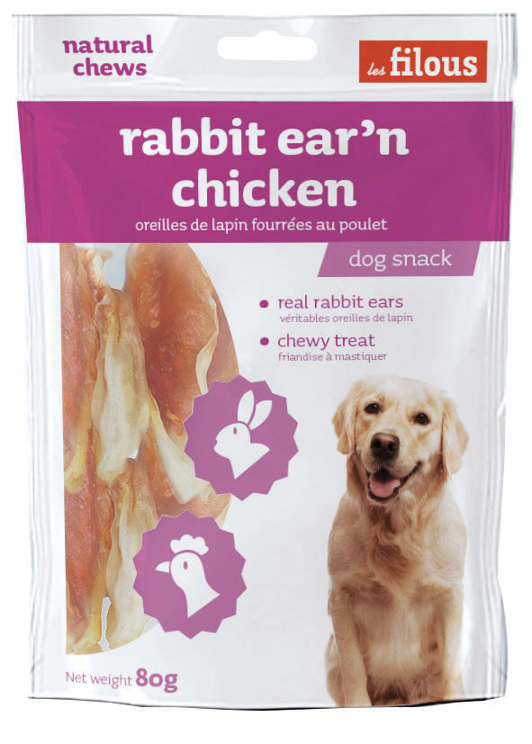 Les Filous Rabbit ear'n chicken 80gr