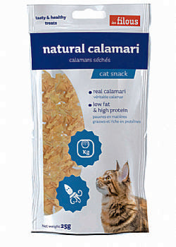 Les Filous Cat Natural calamari 25gr