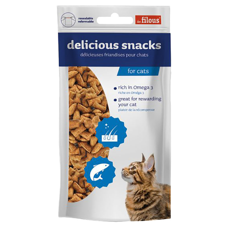Les filous Cat crunchy deep fish 50gr