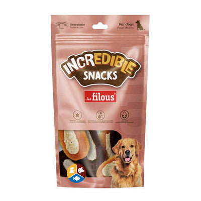 Les Filous CHICKEN & BEEF STRIPS WITH FISH
