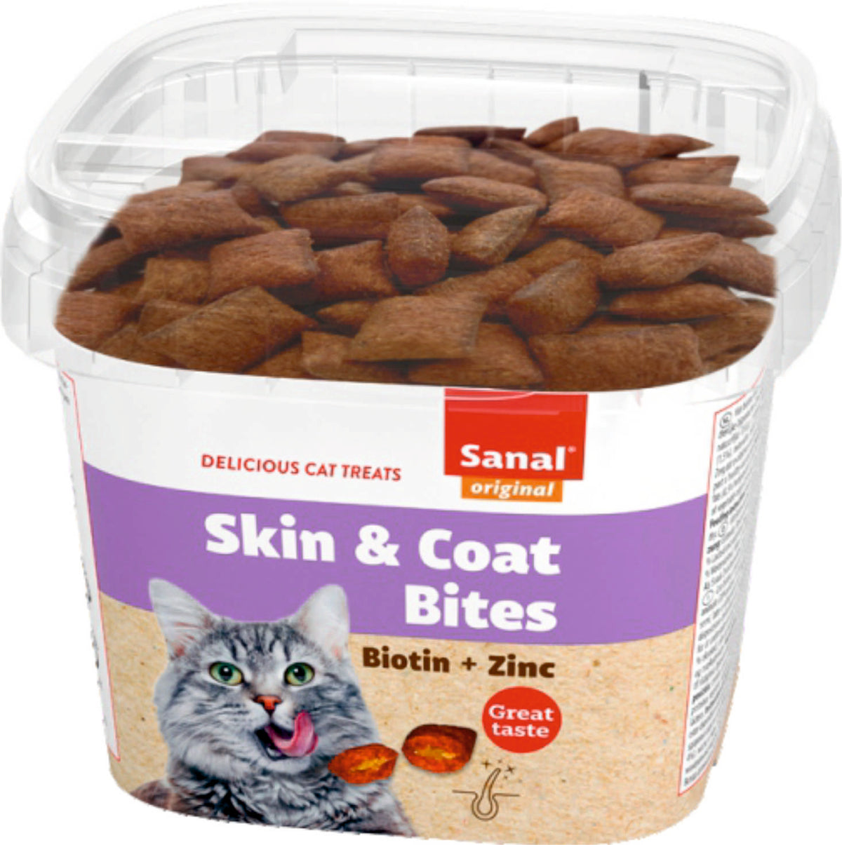 Sanal cat Skin & Coat bites cup 75gr