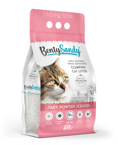 Άμμος Γάτας Bentysandy 10lt baby powder