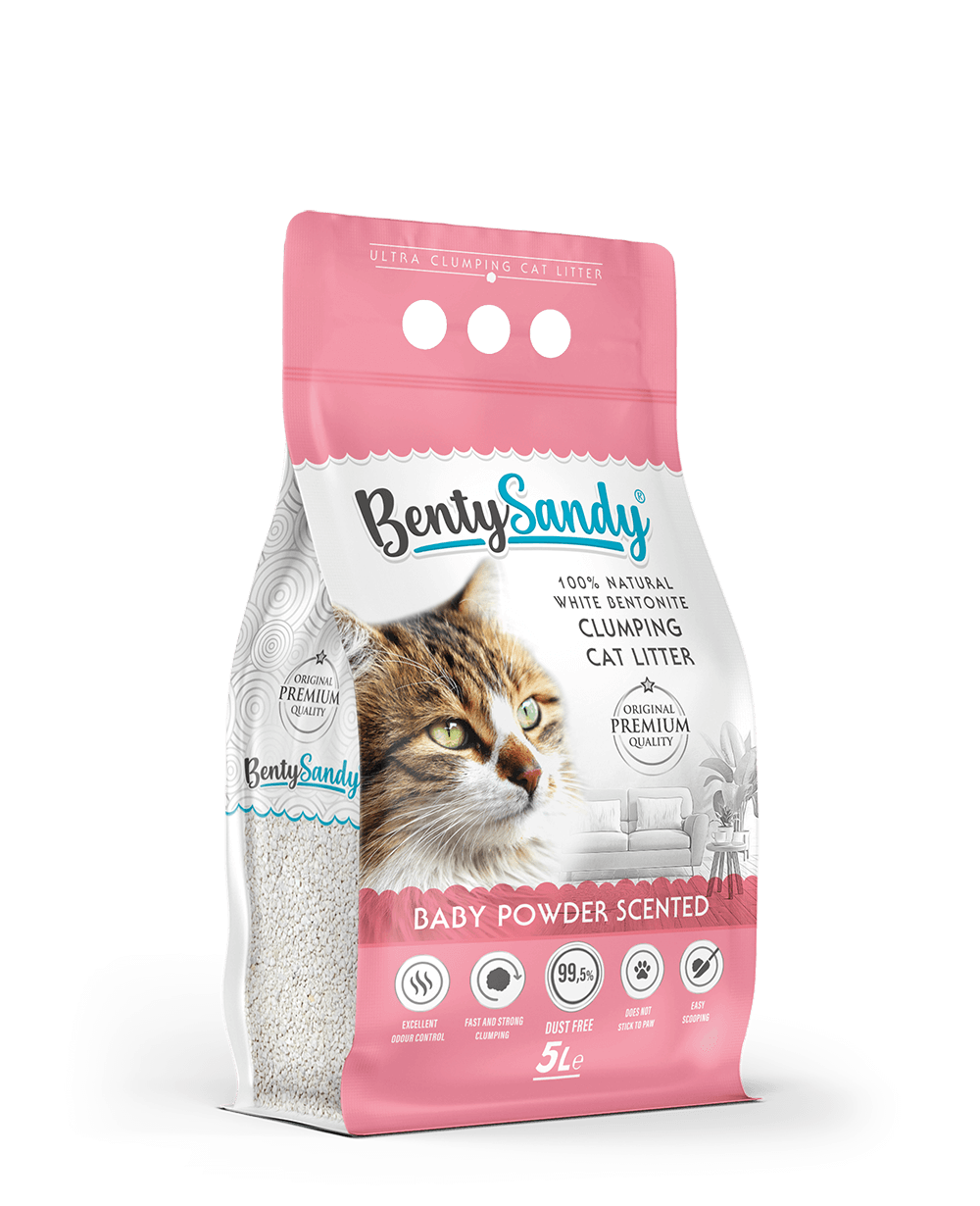 Άμμος Γάτας Bentysandy 5lt baby powder plus