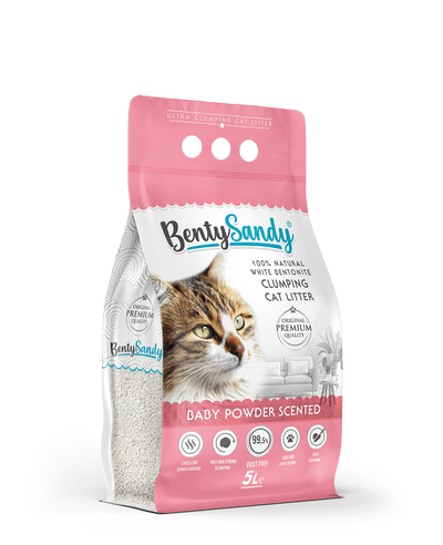Άμμος Γάτας Bentysandy 5lt baby powder plus