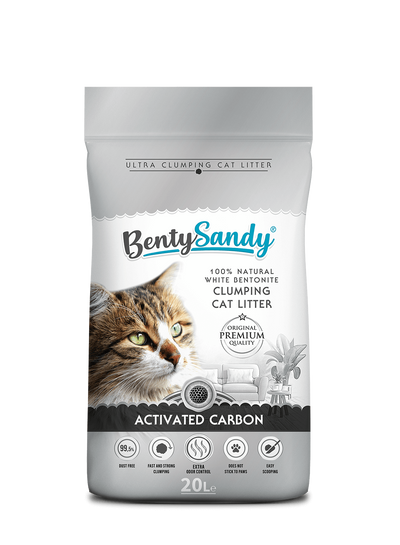 Άμμος Γάτας Bentysandy 20lt Carbon