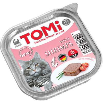 TOMI cat 100g alu  shrimps