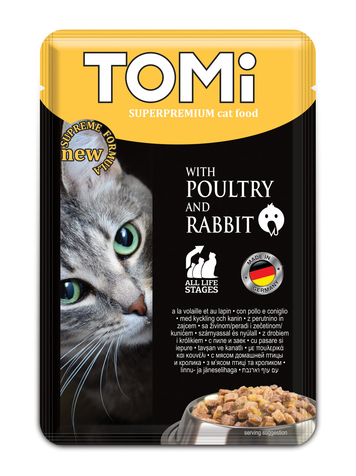TOMI pouch 100g  poultry & rabbit