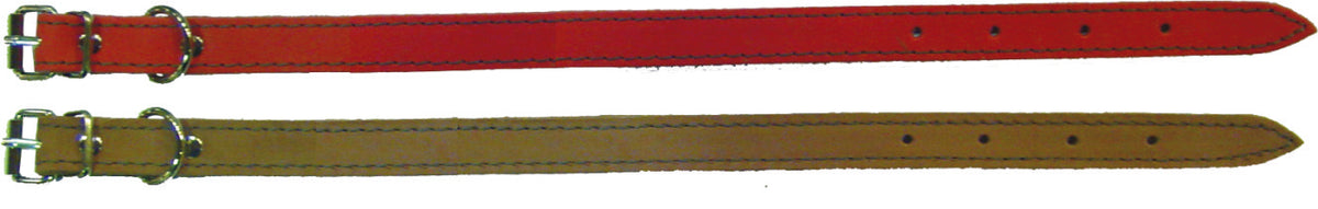 Περιλαίμιο δερμάτινο γαζωτό Νο1  1.6x40cm