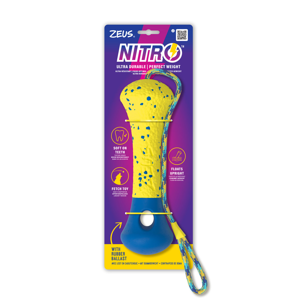 ZS Nitro Weighted Buoy with Rope, 26cm