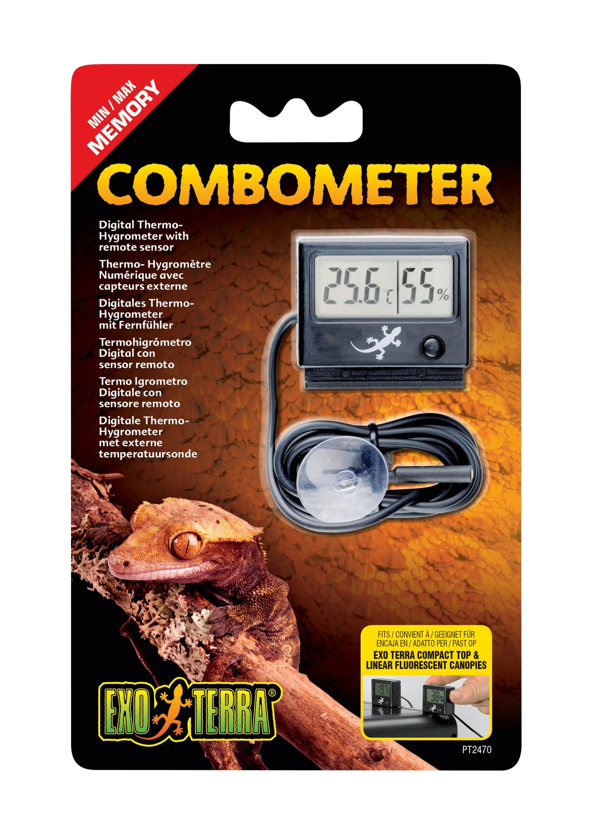 Exo Terra LED Hygro/Thermo Meter Comb -V