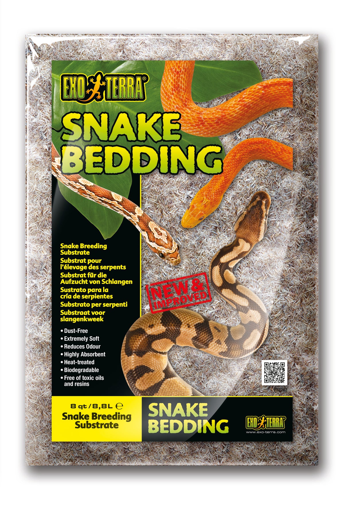 ET Snake Bedding 7.2qt - 8.8 Litre