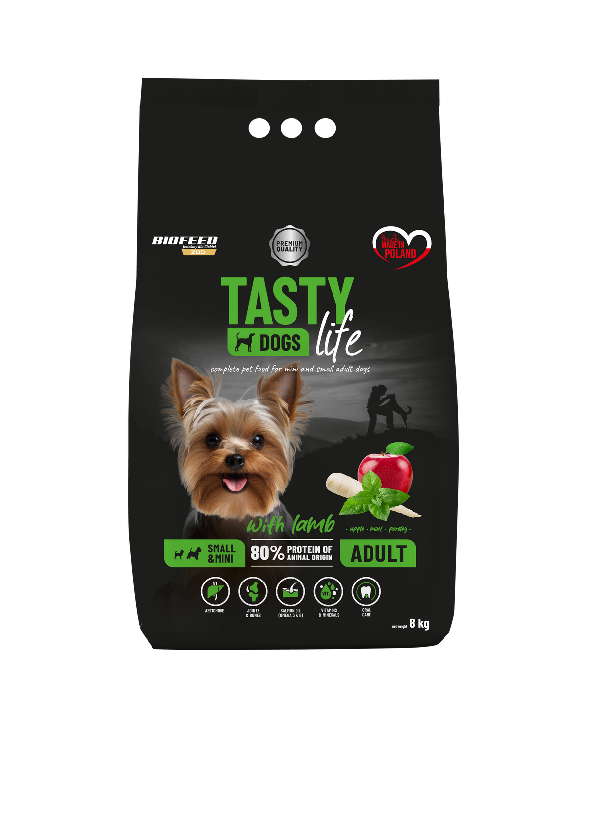 TASTY DOG'S LIFE ADULT MINI WITH LAMB 8kg
