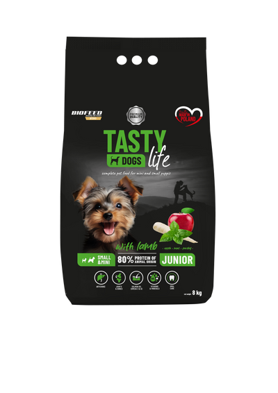 TASTY DOG'S LIFE JUNIOR MINI WITH LAMB 8kg