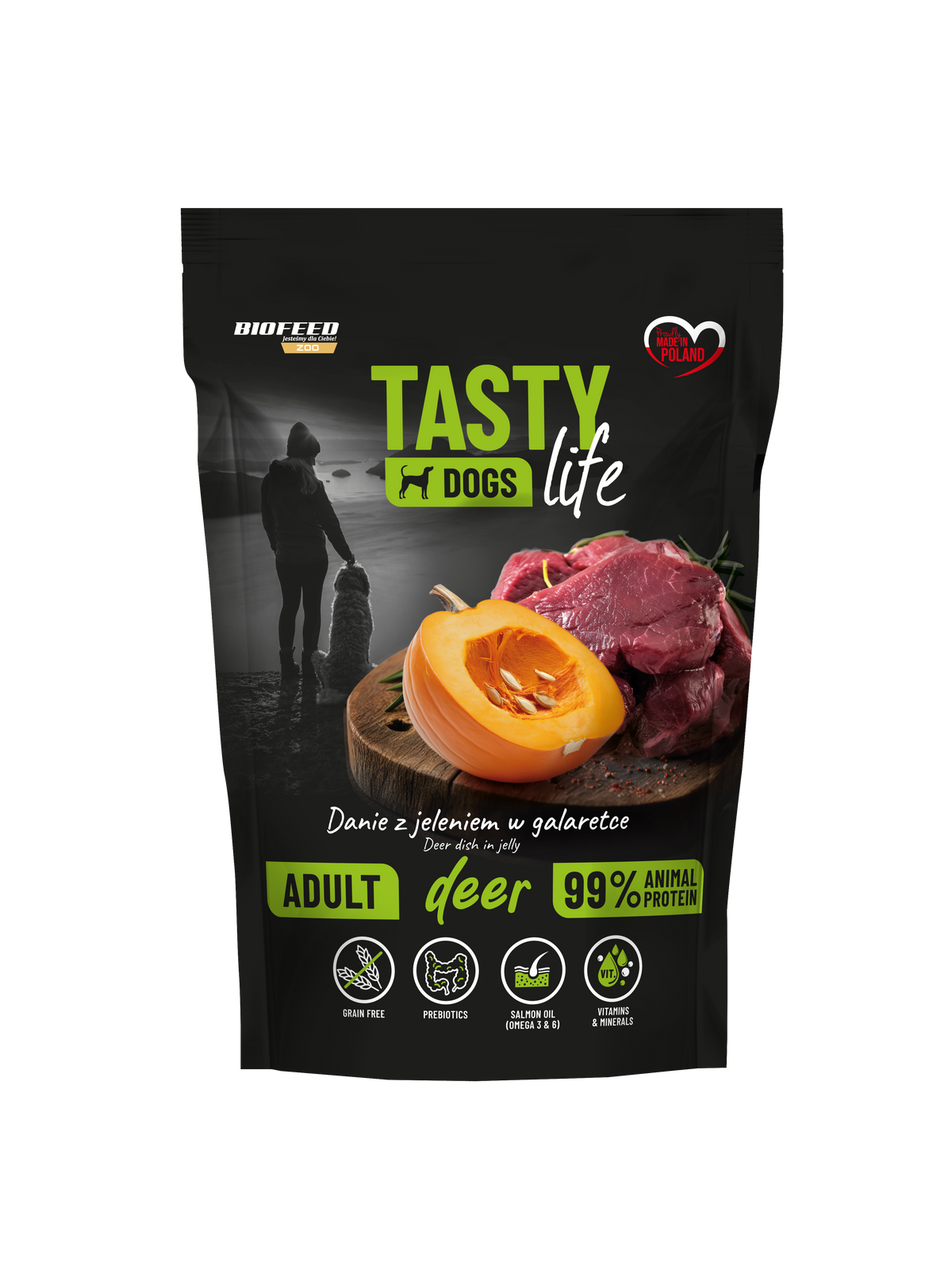 TASTY DOG'S LIFE VENISON 500gr