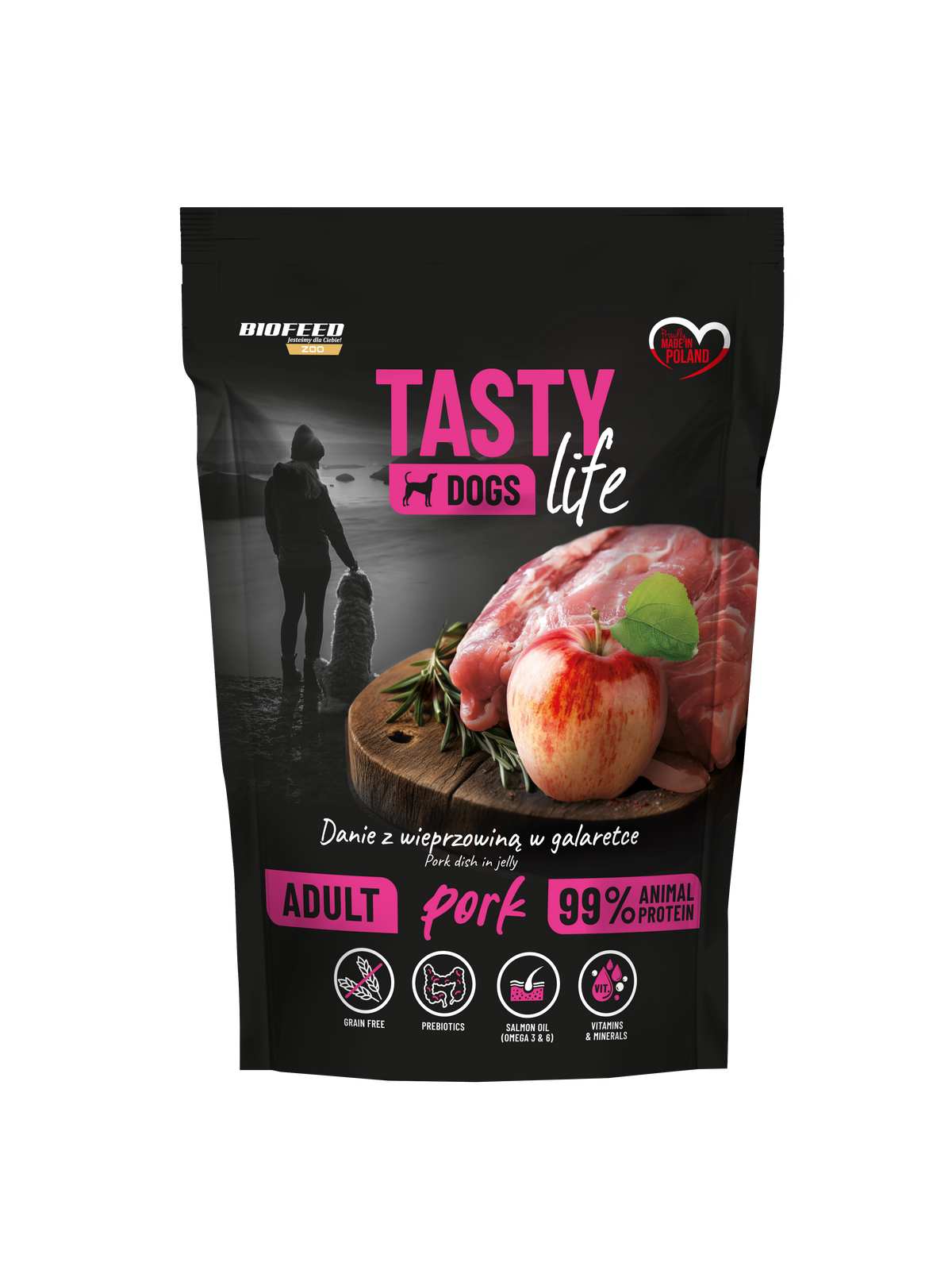 TASTY DOG'S LIFE PORK 500gr